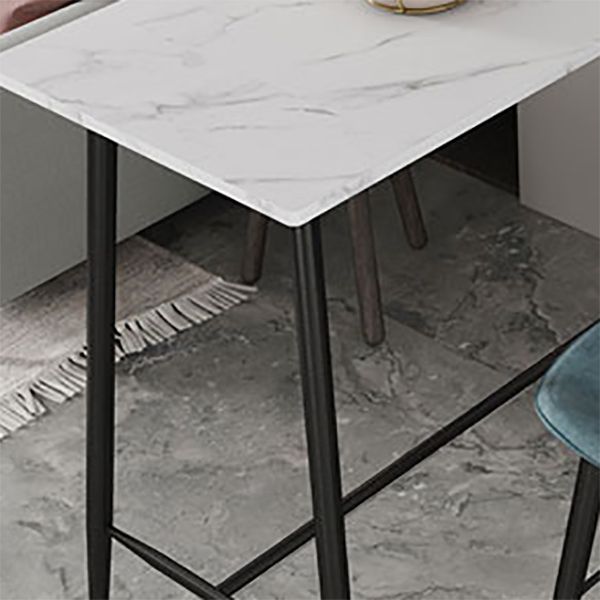 Modern Metal Bar Counter Table Rectangle Bar Counter Table for Kitchen Clearhalo 'Bar Furniture' 'Bar Tables' 'bar_tables' 'furn' 'furn_bar_tables' 'Furniture' 'Kitchen & Dining Furniture' 1200x1200_1ace1fab-55aa-4ced-b357-dd0bc32c1757