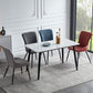 Contemporary Style Metal Dining Chair Dining Arm Side Chair for Kitchen Clearhalo ' kitchen&dining_furn' 'Dining Chairs' 'Dining Tables & Seating' 'dining_chair' 'furn' 'furn_dining_chair' 'Furniture' 'furniture_dining_chair' 'Kitchen & Dining Furniture' 'kitchen' 1200x1200_1ace3368-11fb-4c8a-9c60-8a86014439ac