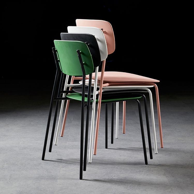 Contemporary Metal Dining Room Chairs Armless Open Back Dining Chair for Home Use Clearhalo ' kitchen&dining_furn' 'Dining Chairs' 'Dining Tables & Seating' 'dining_chair' 'furn' 'furn_dining_chair' 'Furniture' 'furniture_dining_chair' 'Kitchen & Dining Furniture' 'kitchen' 1200x1200_1acf1ce6-6077-4dd0-aead-f1cd2ea3d85b