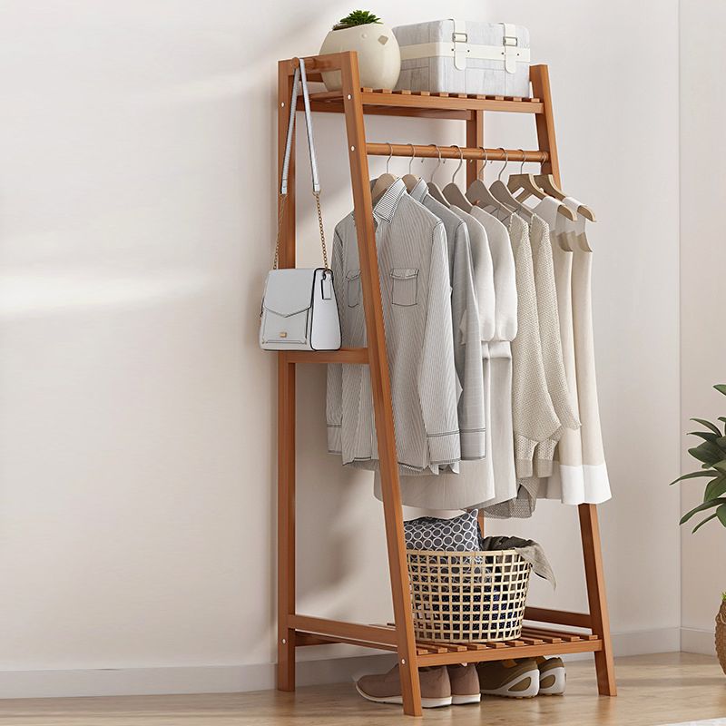 Modern Coat Rack Wooden Storage Shelf Coat Hanger Entryway Kit Clearhalo 'Entry & Mudroom Furniture' 'furn' 'furn_hall_tree_coat_racks' 'Furniture' 'Hall Trees & Coat Racks' 'hall_tree_coat_racks' 1200x1200_1acf73b7-4df3-4123-bcce-73e9b79e9e81