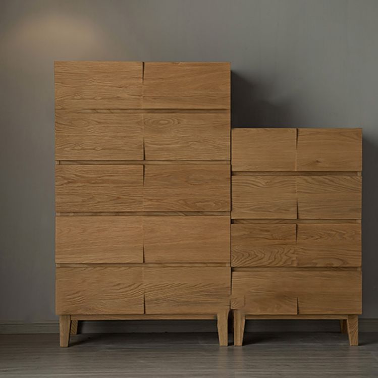Modern Natural Cabinet with Drawers Solid Wood 16.9" D Chest Clearhalo 'Cabinets & Chests' 'cabinets_chests' 'furn' 'furn_cabinets_chests' 'Furniture' 'Living Room Furniture' 1200x1200_1acf81ac-acf1-4f6b-9127-4b70fd8129ad