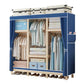 Contemporary Style Wardrobe Pine Solid Wood Wardrobe Closet with Legs