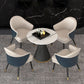 Contemporary Style Stone Dining Table Round Pedestal Table for Dining Room Clearhalo ' dining_table' 'Dining Tables & Seating' 'Dining Tables' 'furn' 'furn_dining_table' 'Furniture' 'furniture_dining_table' 'Kitchen & Dining Furniture' 'kitchen&dining_furn' 'kitchen' 'kitchen_dining_table' 1200x1200_1ad0db60-b420-4862-ba30-330711f1a316