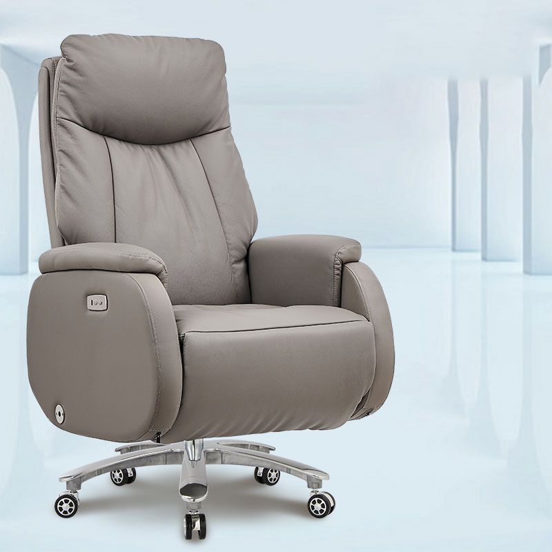 18"W Contemporary Office Chair Chrome Tilt Mechanism Swivel Chair Clearhalo 'furn' 'furn_office_chair' 'Furniture' 'Office Chairs' 'Office Furniture' 'office_chair' 1200x1200_1ad24968-8fe1-49a0-9979-112d9142a0ce