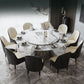 Round Pedestal Dining Site Table Traditional Luxury Dining Table for Indoor Clearhalo ' dining_table' 'Dining Tables & Seating' 'Dining Tables' 'furn' 'furn_dining_table' 'Furniture' 'furniture_dining_table' 'Kitchen & Dining Furniture' 'kitchen&dining_furn' 'kitchen' 'kitchen_dining_table' 1200x1200_1ad36deb-16bc-4de3-8fb1-a633dfb440d7