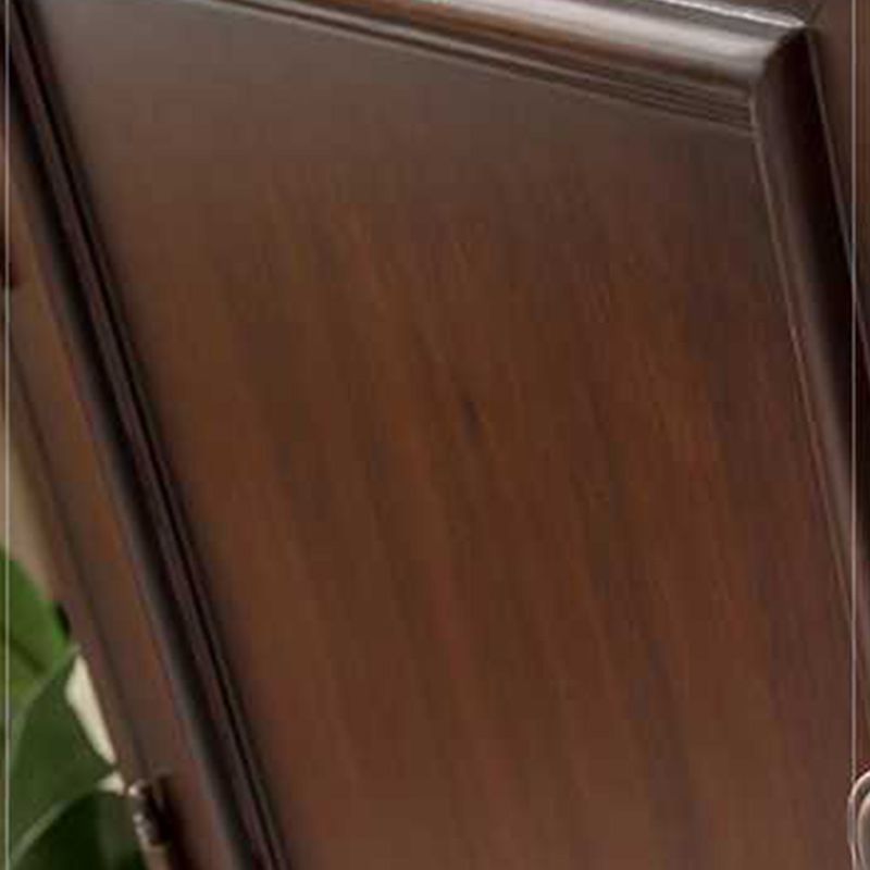 15.7" W 1 - Door Accent Cabinet in Rubberwood with Open Storage Clearhalo 'Cabinets & Chests' 'cabinets_chests' 'furn' 'furn_cabinets_chests' 'Furniture' 'Living Room Furniture' 1200x1200_1ad59d2f-a876-41d2-8d7e-a12f03e60e2b