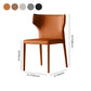 Contemporary Leather Dining Room Chair Armless Wingback Side Chair for Home Use Clearhalo ' kitchen&dining_furn' 'Dining Chairs' 'Dining Tables & Seating' 'dining_chair' 'furn' 'furn_dining_chair' 'Furniture' 'furniture_dining_chair' 'Kitchen & Dining Furniture' 'kitchen' 1200x1200_1ad7182c-5a16-40e0-a203-f364a920b17c