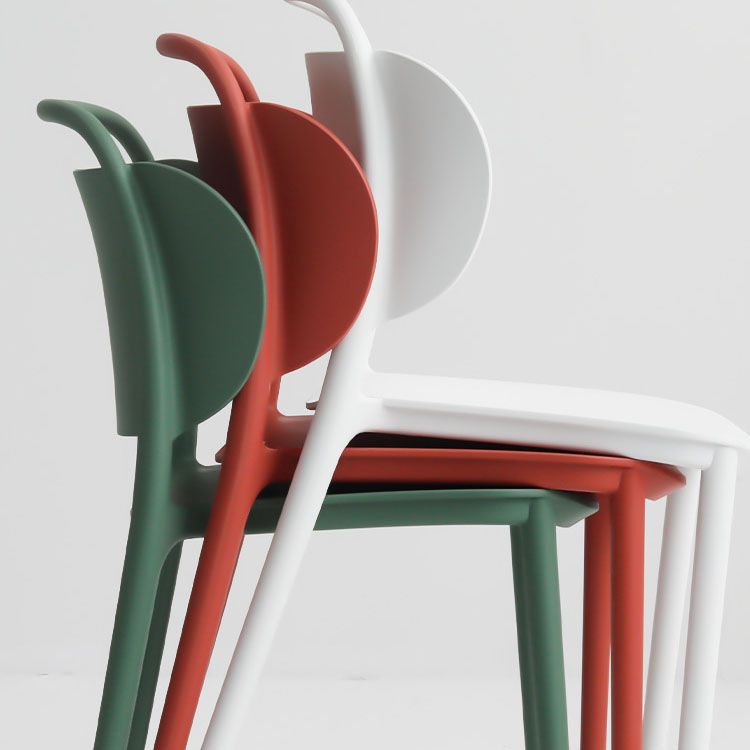 Contemporary Style Plastic Chair Dining Armless Open Back Chairs for Kitchen Clearhalo 'Dining Chairs' 'Dining Tables & Seating' 'dining_chair' 'furn' 'furn_dining_chair' 'Furniture' 'furniture_dining_chair' 'Kitchen & Dining Furniture' 1200x1200_1ad9ec57-c0be-4975-b8f6-e01e1b51cf67