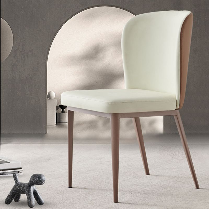 Contemporary Dining Chairs Dining Armless Side Chairs with Metal Legs Clearhalo ' kitchen&dining_furn' 'Dining Chairs' 'Dining Tables & Seating' 'dining_chair' 'furn' 'furn_dining_chair' 'Furniture' 'furniture_dining_chair' 'Kitchen & Dining Furniture' 'kitchen' 1200x1200_1ada8bfc-a2f2-4a64-b757-c2b9db79cdc8