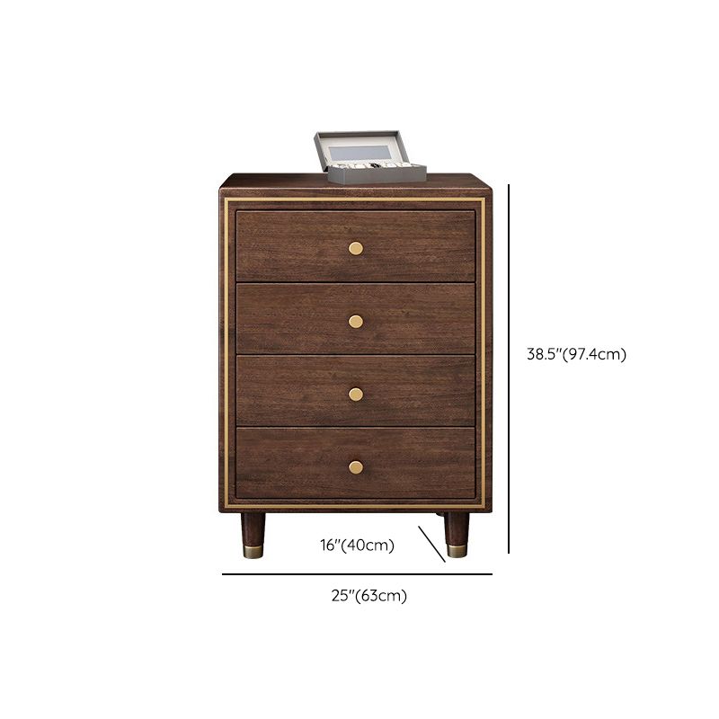 Glam Solid Wood Storage Chest Bedroom Chest in Brown with Drawers Clearhalo 'Bedroom Furniture' 'Dressers & Chests' 'dressers_chests' 'furn' 'furn_dressers_chests' 'Furniture' 1200x1200_1adcd1ea-fef7-4be4-8a88-efd3d6db6036