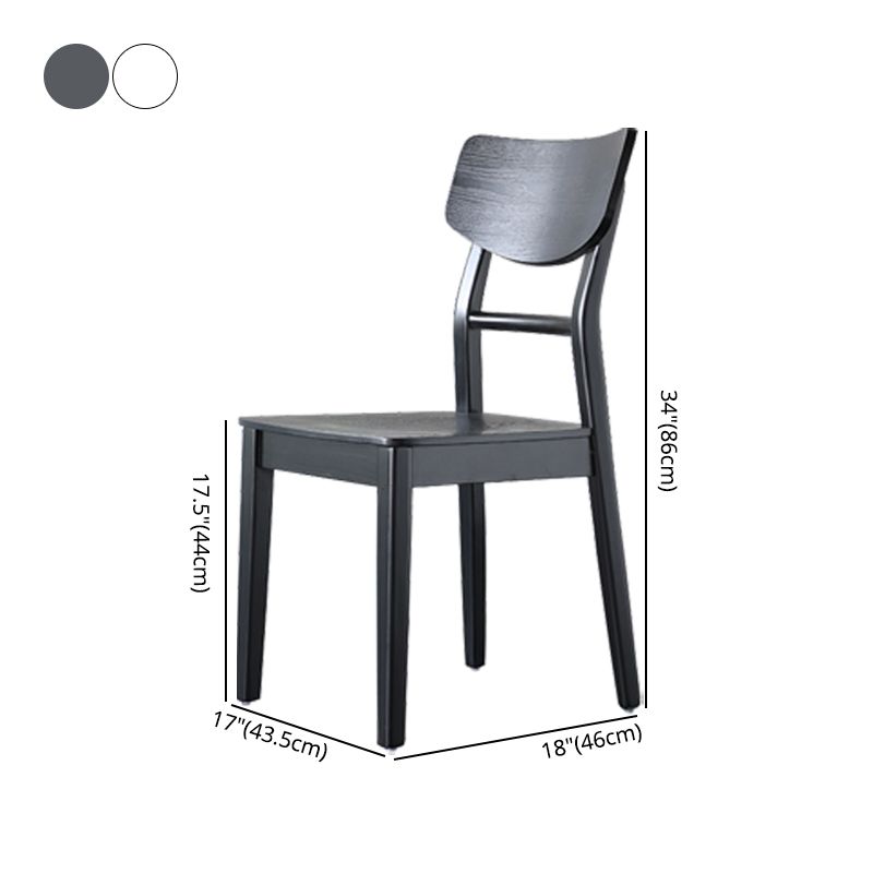 Industrial Home Wood Side Chair Ladder Back Dining Chair (Set of 4) Clearhalo ' kitchen&dining_furn' 'Dining Chairs' 'Dining Tables & Seating' 'dining_chair' 'furn' 'furn_dining_chair' 'Furniture' 'furniture_dining_chair' 'Kitchen & Dining Furniture' 'kitchen' 1200x1200_1adea8f0-6f30-4fcc-80c9-5b536fc4ef25
