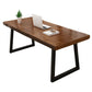 Pine Wood Top Dining Table Industrial Rectangle Table with Sled Base Clearhalo 'Dining Tables & Seating' 'Dining Tables' 'dining_table' 'furn' 'furn_dining_table' 'Furniture' 'Kitchen & Dining Furniture' 1200x1200_1adf8400-06ff-4aff-b22d-4e510ce22b4e