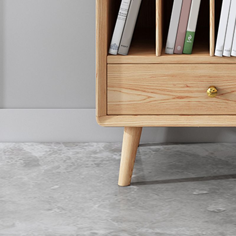 Solid Wood 3 Legs End Table Modernistic Rectangular Side Table