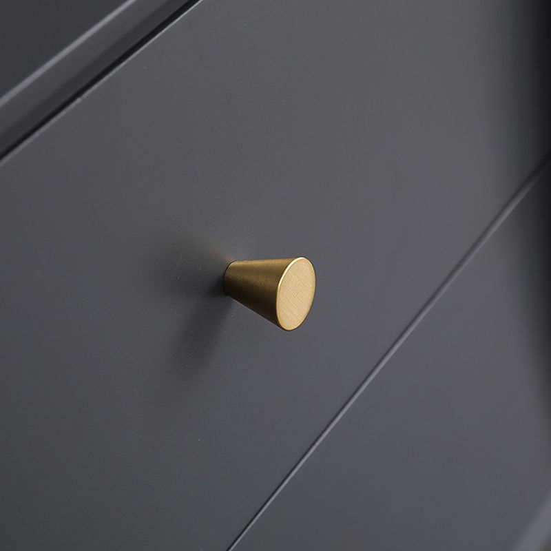 Table de nuit moderne 2 tiroirs table de nuit en bois massif, 20 "de haut