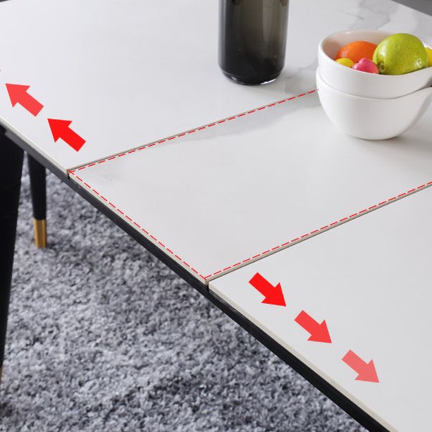 Glam 1/4/5/7 Pieces Sintered Stone Dining Set Dining Furniture Set /Separate Items Clearhalo 'Dining Room Sets' 'Dining Tables & Seating' 'dining_room_set' 'furn' 'furn_dining_room_set' 'Furniture' 'furniture_dining_room_set' 'Kitchen & Dining Furniture' 'kitchen&dining_furn' 'kitchen' 1200x1200_1ae315fb-a922-4bcf-9260-1bfe8712371e