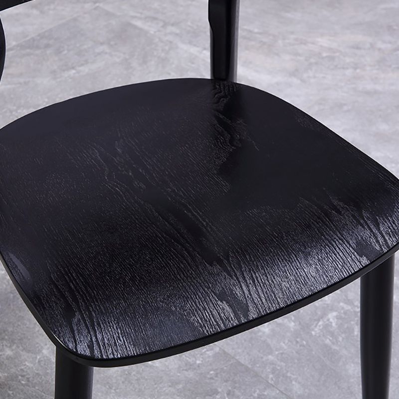 Industrial Wood Dining Room Chair Open Back Dining Side Chair for Restaurant Use Clearhalo ' kitchen&dining_furn' 'Dining Chairs' 'Dining Tables & Seating' 'dining_chair' 'furn' 'furn_dining_chair' 'Furniture' 'furniture_dining_chair' 'Kitchen & Dining Furniture' 'kitchen' 1200x1200_1ae4090e-745f-4edf-b5b9-8ed00ffe76ec