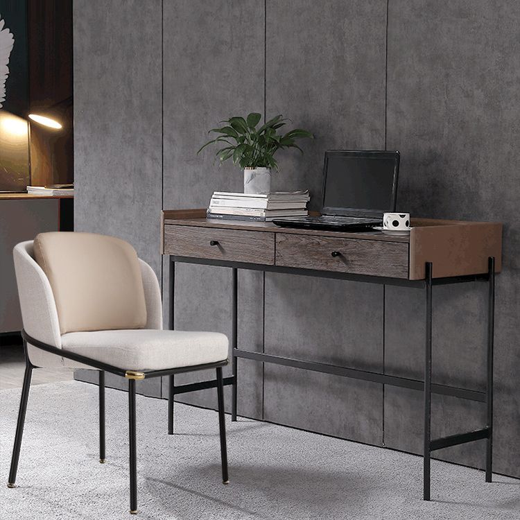 Industrial Chair Dining Armless Chairs for Kitchen with Metal Legs Clearhalo 'Dining Chairs' 'Dining Tables & Seating' 'dining_chair' 'furn' 'furn_dining_chair' 'Furniture' 'furniture_dining_chair' 'Kitchen & Dining Furniture' 1200x1200_1ae475b2-2cf3-43b6-befb-07adbaba6fe6