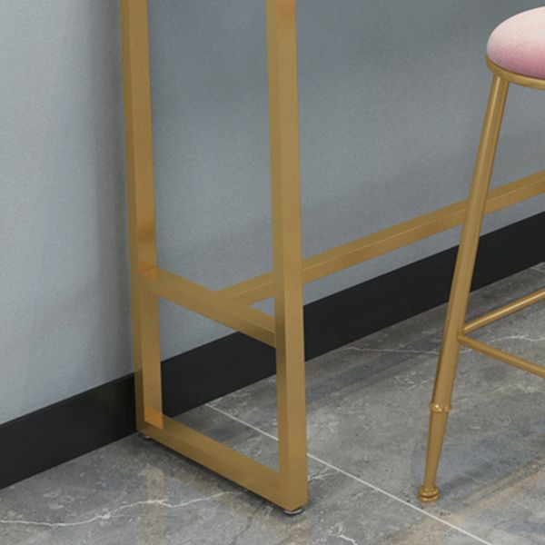 Mesa de bar de piedra sinterizada rectangular, taburetes sin brazos de lujo, juego de mesa de bar de 1/4/7 piezas