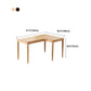 L-shape Solid Wood Office Desk Modern Corner Writing Desk with 4 Legs