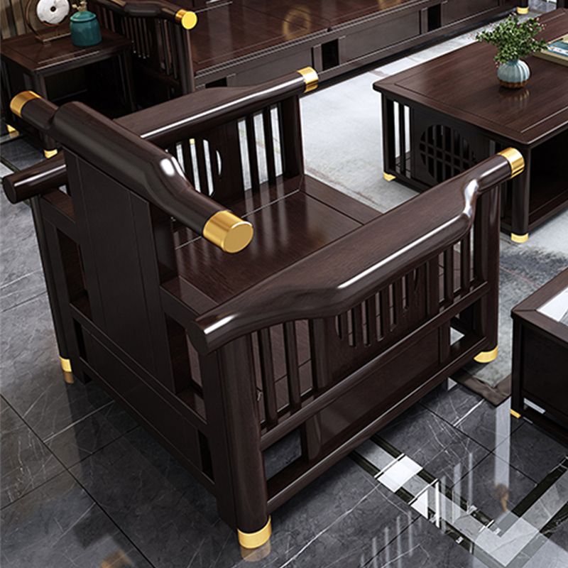 Divano in legno in legno in stile contemporaneo per soggiorno per soggiorno