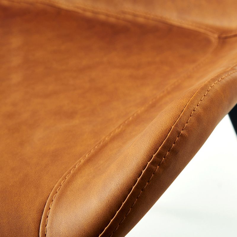 Modern Leather Side Chair Matte Finish Solid Back Dining Chair (Set of 2) Clearhalo ' kitchen&dining_furn' 'Dining Chairs' 'Dining Tables & Seating' 'dining_chair' 'furn' 'furn_dining_chair' 'Furniture' 'furniture_dining_chair' 'Kitchen & Dining Furniture' 'kitchen' 1200x1200_1ae9239c-1ef5-4030-8b6a-bbe31ec5d963