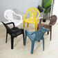 Contemporary Plastic Side Arm Chair Windsor Back Stacking Side Chair for Home Use Clearhalo ' kitchen&dining_furn' 'Dining Chairs' 'Dining Tables & Seating' 'dining_chair' 'furn' 'furn_dining_chair' 'Furniture' 'furniture_dining_chair' 'Kitchen & Dining Furniture' 'kitchen' 1200x1200_1aec1618-7742-45be-bba0-d2c1b9819d24