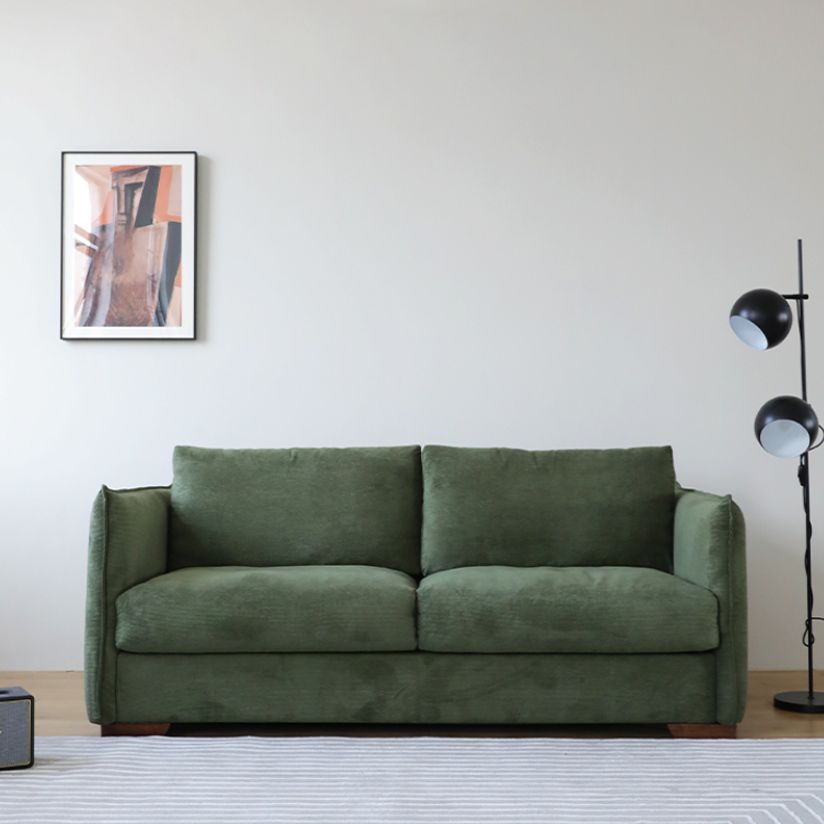 Divano divano scandinavo in tessuto soggiorno cuscini di divano standard braccio quadrato