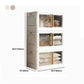 White Storage Cabinet Contemporary Hinged Wardrobe Cabinet for Bedroom