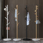Designer -Metallbeschattierungs -Rack Marmor Bottomattrack mit Hooks Hall Tree