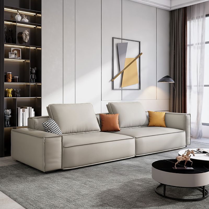 Faux Leather Living Room 3-seater Sofa Square Arm Standard Cushions Settee Clearhalo 'furn' 'furn_sofas' 'Furniture' 'furniture_sofas' 'Living Room Furniture' 'Sofa' 'sofas' 1200x1200_1af17584-b297-453d-8b0a-1ec1c9f02fd3