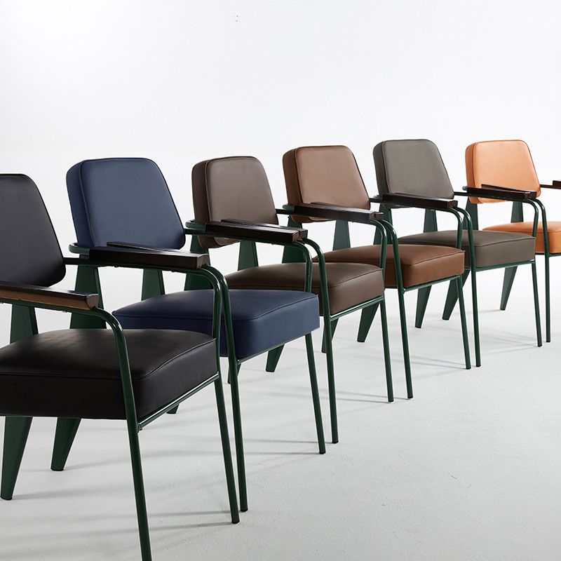 Sedie da pranzo in pelle PU Sedia da pranzo da pranzo in cucina contemporanea