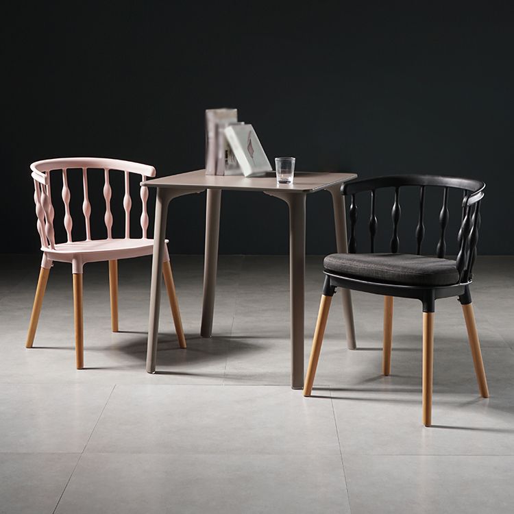 Contemporary Style Dining Wooden Chair Kitchen Wingback Side Arm Chair Clearhalo ' kitchen&dining_furn' 'Dining Chairs' 'Dining Tables & Seating' 'dining_chair' 'furn' 'furn_dining_chair' 'Furniture' 'furniture_dining_chair' 'Kitchen & Dining Furniture' 'kitchen' 1200x1200_1af69ed6-4912-4cdc-aee5-0b0463bd48ee