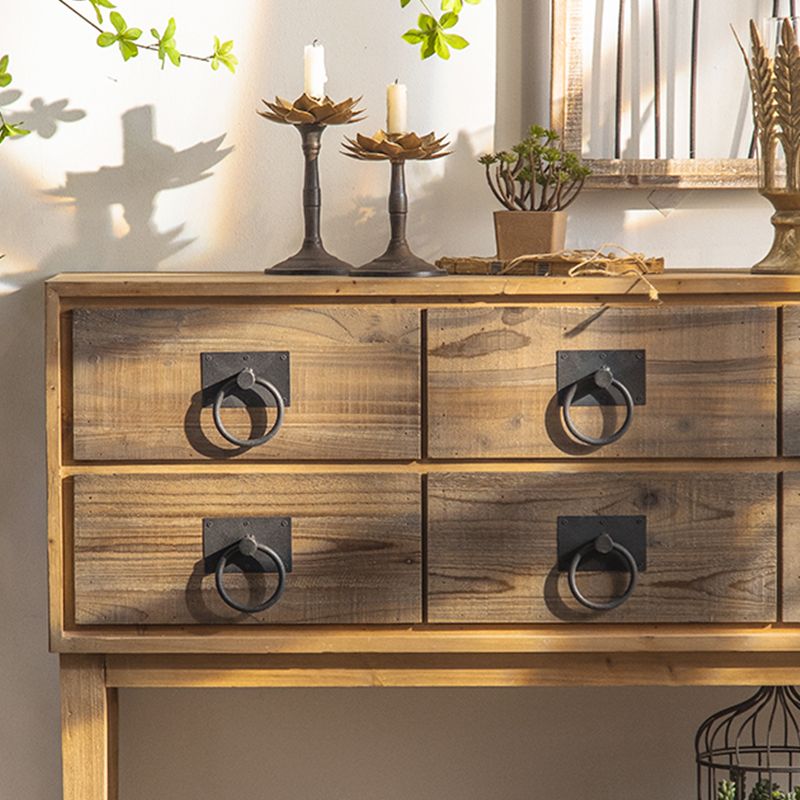 Traditional Solid Wood Double Dresser Horizontal Storage Chest Dresser for Bedroom Clearhalo 'Bedroom Furniture' 'Dressers & Chests' 'dressers_chests' 'furn' 'furn_dressers_chests' 'Furniture' 1200x1200_1af8628d-393a-48e4-9613-8518f107a467