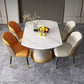 Nordic Glam Sintered Stone Dining Table Set 1/4/5/7 Pieces Dining Set for Kitchen Clearhalo 'Dining Room Sets' 'Dining Tables & Seating' 'dining_room_set' 'furn' 'furn_dining_room_set' 'Furniture' 'furniture_dining_room_set' 'Kitchen & Dining Furniture' 1200x1200_1af8d86f-2414-422e-834a-dcca0701293a