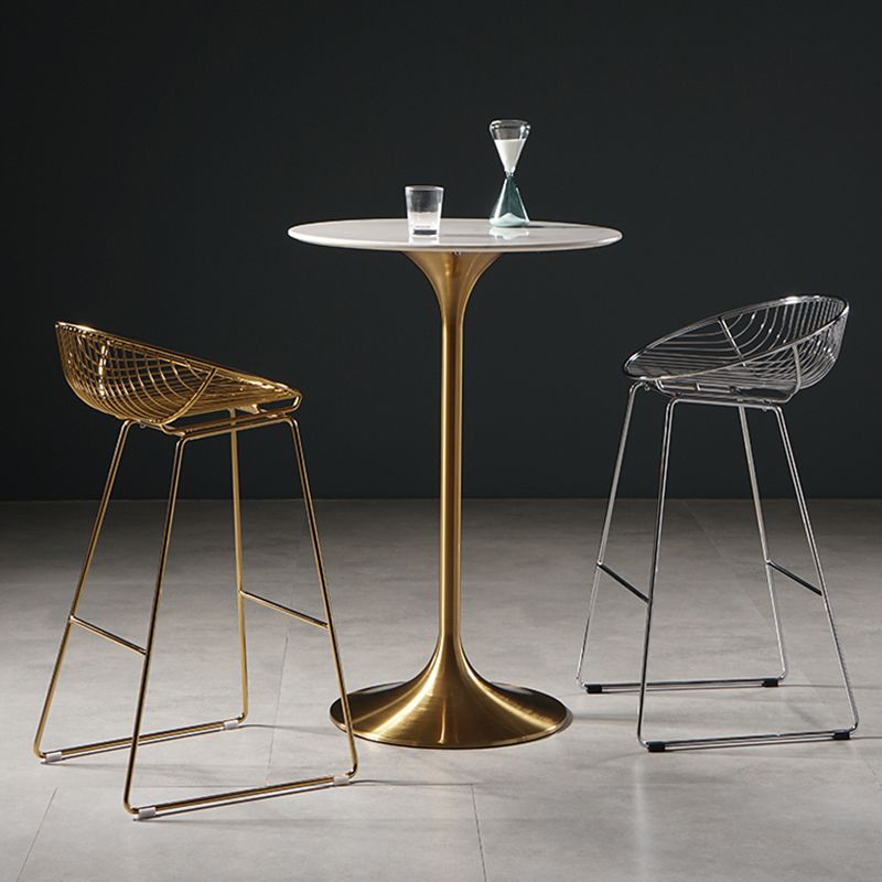 41.3"H Bar Dining Table Pedestal Sintered Stone Bar Height Cocktail Table Clearhalo 'Bar Furniture' 'Bar Tables' 'bar_tables' 'furn' 'furn_bar_tables' 'Furniture' 'Kitchen & Dining Furniture' 1200x1200_1af8dc57-3ab0-42e5-b422-388a7b2146ad