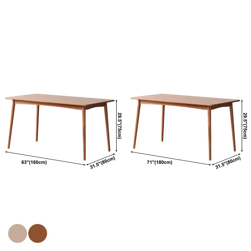 Modern Style Solid Wood Furniture 4-foot Dining Site Table for Dining Room Clearhalo ' dining_table' 'Dining Tables & Seating' 'Dining Tables' 'furn' 'furn_dining_table' 'Furniture' 'furniture_dining_table' 'Kitchen & Dining Furniture' 'kitchen&dining_furn' 'kitchen' 'kitchen_dining_table' 1200x1200_1af9bf2e-a2f6-4cc3-b7eb-af60603f0148