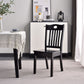 Home Armless Dining Chairs Slat Back Side Chair with Wood Legs (Set of 2) Clearhalo ' kitchen&dining_furn' 'Dining Chairs' 'Dining Tables & Seating' 'dining_chair' 'furn' 'furn_dining_chair' 'Furniture' 'furniture_dining_chair' 'Kitchen & Dining Furniture' 'kitchen' 1200x1200_1afba624-373e-4489-a5e0-cbe5072b8fbd