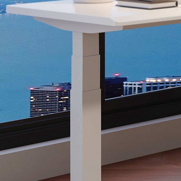 23,4-inch H Industrial Office Desk L-vorm Gefabriceerd Wood Writing Desk