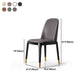 Glam Style Side Dining Chairs Faux Leather Dining Chairs for Dining Room Clearhalo 'Dining Chairs' 'Dining Tables & Seating' 'dining_chair' 'furn' 'furn_dining_chair' 'Furniture' 'furniture_dining_chair' 'Kitchen & Dining Furniture' 1200x1200_1b002925-3a9f-4003-826e-70907d9a004b