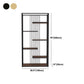 5-Shelf Modern Vertical Etagere Bookshelf Iron Frame Manufactured Wood Shelf Bookshelf Clearhalo 'Bookcases' 'furn' 'furn_bookcases' 'Furniture' 'furniture_bookcases' 'kitchen' 'kitchen_bookcases' 'Living Room Furniture' 'Office Furniture' 1200x1200_1b035131-3966-46cf-bbd9-df5a183eb474