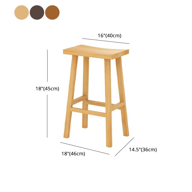 Modern Armless Backless Counter Stool Wood Kitchen Bar Stool with Wooden Seat and Pedal Clearhalo 'Bar Furniture' 'Bar Stools' 'bar_stools' 'furn' 'furn_bar_stools' 'furniture_bar_stools' 'Kitchen & Dining Furniture' 'kitchen&dining_furn' 'kitchen' 'kitchen_furn' Furniture' 1200x1200_1b03ada3-7321-4d29-a283-ee39ea48cd59