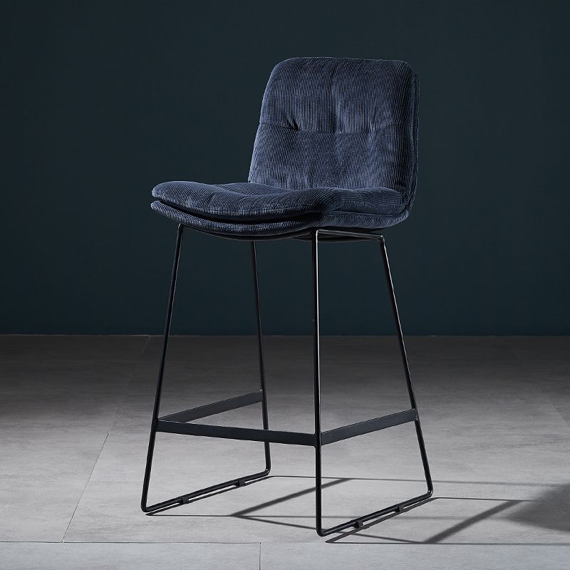 Scandinavian Matte Finish Leather Barstool Restaurant Upholstered Stool Clearhalo 'Bar Furniture' 'Bar Stools' 'bar_stools' 'furn' 'furn_bar_stools' 'Furniture' 'furniture_bar_stools' 'Kitchen & Dining Furniture' 1200x1200_1b04581c-4013-4bbc-aea1-dff767836338