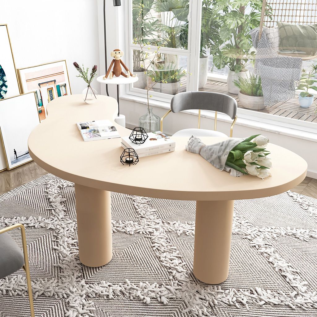 Modern Solid Wood Dining Table 3 Legs Dining Table for Dining Room Clearhalo 'Dining Tables & Seating' 'Dining Tables' 'dining_table' 'furn' 'furn_dining_table' 'Furniture' 'furniture_dining_table' 'Kitchen & Dining Furniture' 'kitchen' 'kitchen_dining_table' 1200x1200_1b05318f-d64c-44c6-91df-507065b3f5d4