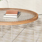 Tropical Style Glass Coffee Table Round 4 Legs Cocktail Table Clearhalo 'Coffee & Accent Tables' 'Coffee Tables' 'coffee_tables' 'furn' 'furn_coffee_tables' 'Furniture' 'Living Room Furniture' 1200x1200_1b05dfd3-3cb4-41b0-be91-116e6a2b71f6