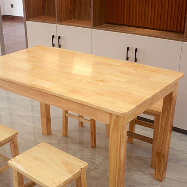 Industrial Solid Wood Dining Table Kitchen Standard Dining Table with 4 Legs Clearhalo ' dining_table' 'Dining Tables & Seating' 'Dining Tables' 'furn' 'furn_dining_table' 'Furniture' 'furniture_dining_table' 'Kitchen & Dining Furniture' 'kitchen&dining_furn' 'kitchen' 'kitchen_dining_table' 1200x1200_1b0bb115-bad4-40d6-8863-3cf366585ec1