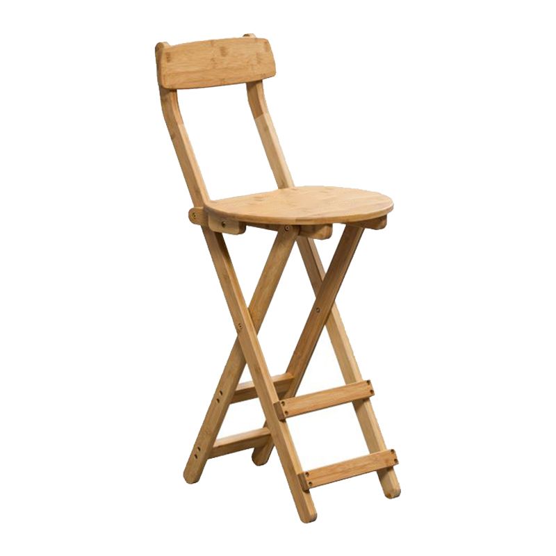 Indoor Simple Armless Wood Barstool Folding Single Counter Stool Clearhalo 'Bar Furniture' 'Bar Stools' 'bar_stools' 'furn' 'furn_bar_stools' 'Furniture' 'furniture_bar_stools' 'Kitchen & Dining Furniture' 1200x1200_1b0bbc41-0887-4b8f-bab9-becf56714c38