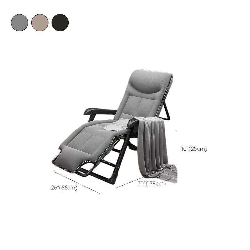 Ergonimic Recliner in Contemporary Black Metal Base with Tufted Back Clearhalo 'Chairs & Seating' 'furn' 'furn_recliners' 'Furniture' 'Living Room Furniture' 'Recliners' 1200x1200_1b0c8aa9-3805-4b2c-b511-af0392d204bf