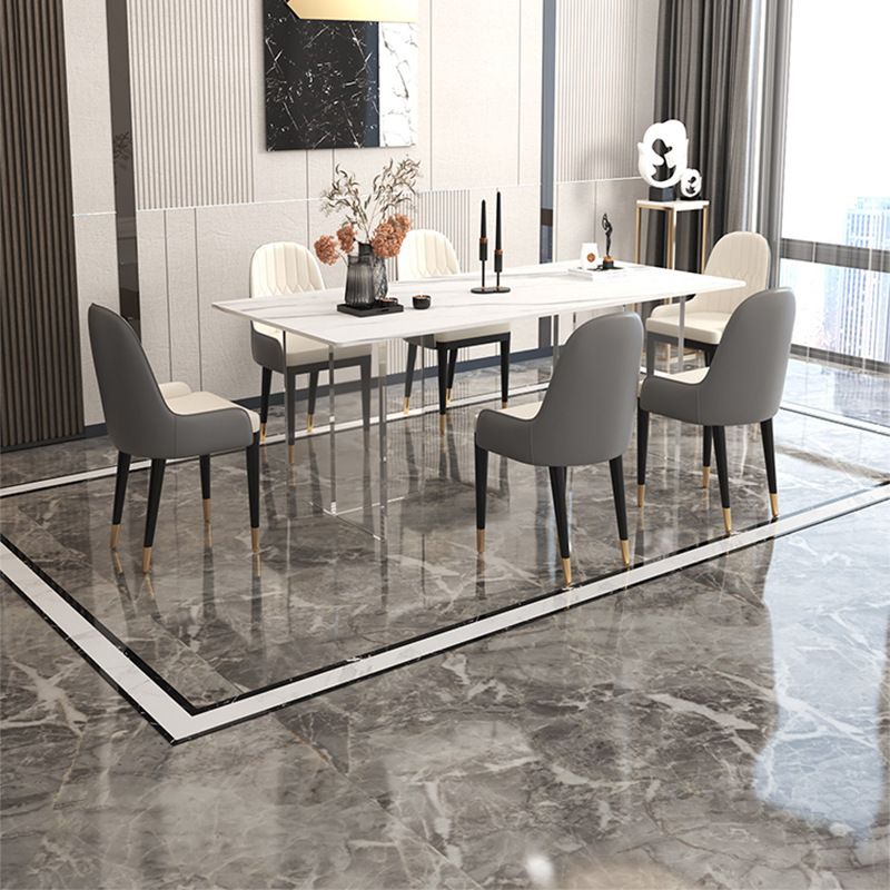 Stone Top Dining Table Traditional Luxury Table with Double Pedestal Base Clearhalo 'Dining Tables & Seating' 'Dining Tables' 'dining_table' 'furn' 'furn_dining_table' 'Furniture' 'furniture_dining_table' 'Kitchen & Dining Furniture' 'kitchen' 'kitchen_dining_table' 1200x1200_1b0d8121-e4c9-4622-98b6-40494abe56da
