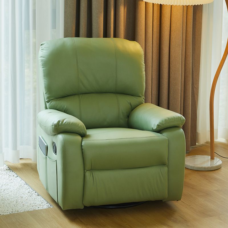 Sedia reclinabile in pelle reclinabile a poltrone