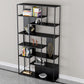 9.8" H Industrial Antique Finish Shelf Bookcase Etagere Metal Bookshelf